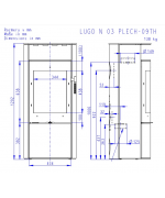 ROMOTOP LUGO N 03 plech - krbové kachle