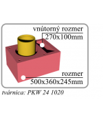 Ø200mm Komínový systém ENERGO KERAMIC CJ BLOK s vetracou šachtou