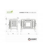 Kawmet P7 LB (10,5kW) ECO - liatinové kachle