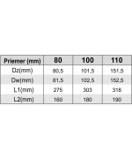 Sopúch ø100 / 45° nerez